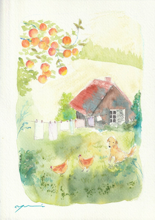 晴れた日に (フランス額装)