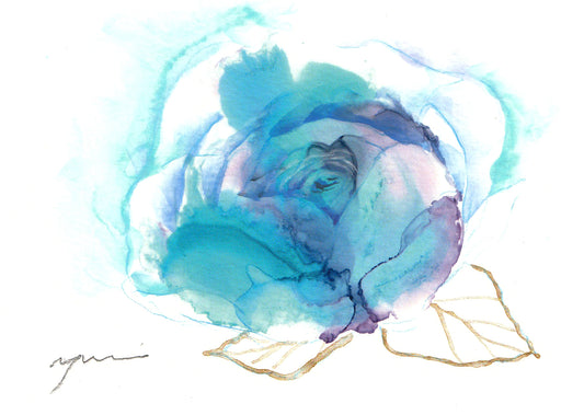 ブローチ Blue Nail